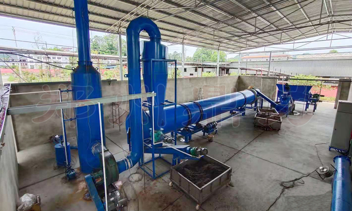 重慶醬渣烘干機設備圖