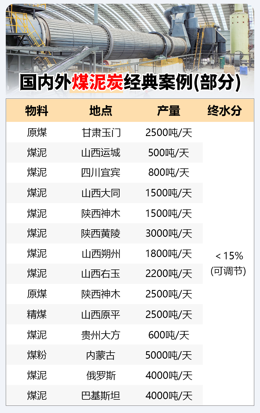 煤泥煤炭烘干機