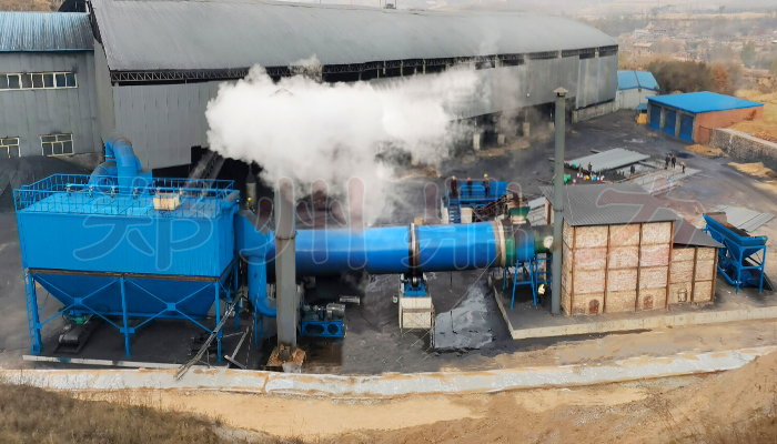 山西壽陽煤泥烘干機設備現場圖片
