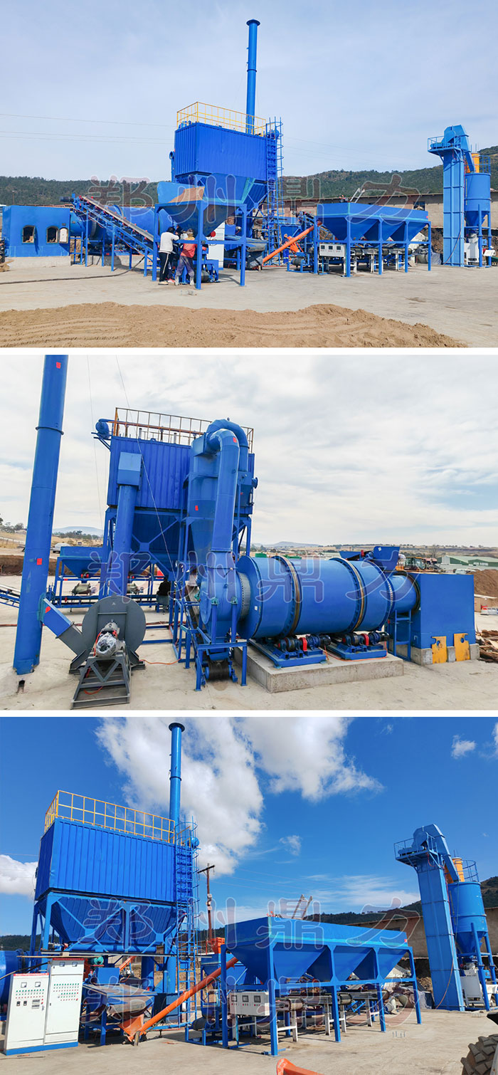 南非干粉砂漿烘干生產線