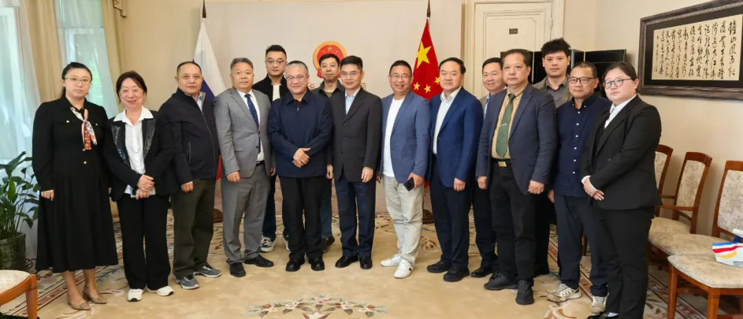 俄羅斯商務合作留影