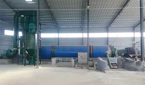 新鄉啤酒糟烘干項目安裝現場