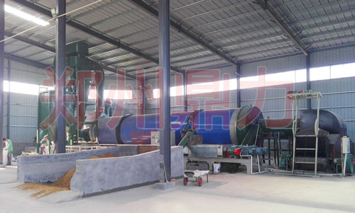 福建啤酒糟烘干生產線