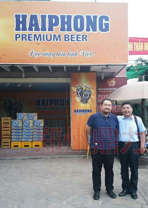 鄭州鼎力副總經理率考察團遠赴越南進行參觀考察