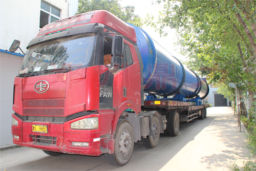 鄭州鼎力藥渣烘干設備成功發往湖南