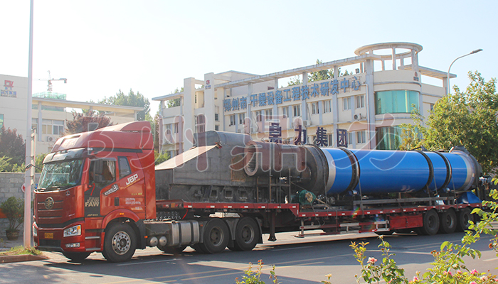 湖南醬渣烘干機發貨