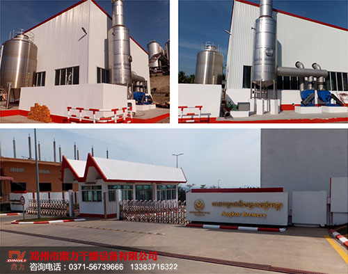 鼎力集團酵母烘干機出口柬埔寨