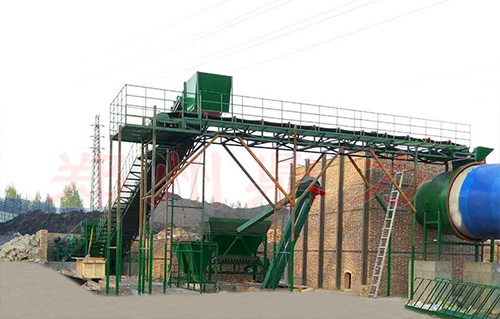 煤泥烘干機安裝現場圖二