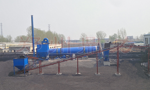 山東泰安煤泥烘干機項目