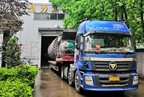 山東煤泥烘干機發貨現場