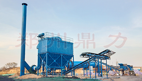 壽陽煤泥烘干機現場安裝圖