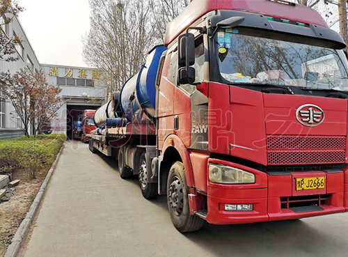 椰絲烘干機設備出口發貨圖